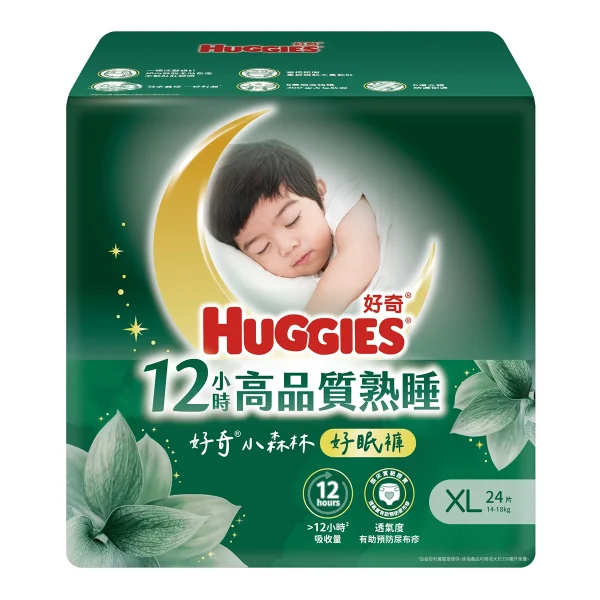 Huggies好奇天然透氣好眠褲(加大碼) 24片