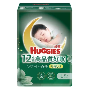 Huggies好奇天然透氣好眠褲(大碼) 32片