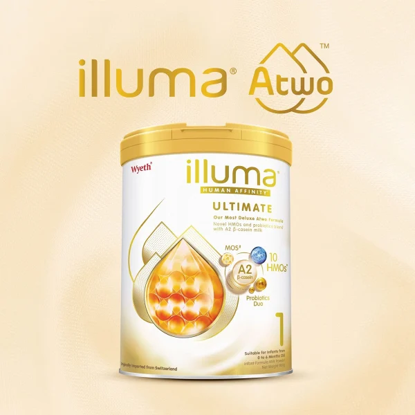 Illuma親和人體A2 β-酪蛋白配方1號初生嬰兒配方奶粉 800克