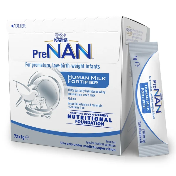 Nestle雀巢PreNAN早產嬰兒母乳營養補充劑 72包 x 1克