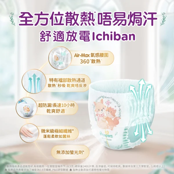 Pampers幫寶適極上守護一級幫拉拉褲中碼 42片 image 3 Pampers幫寶適極上守護一級幫拉拉褲中碼 42片