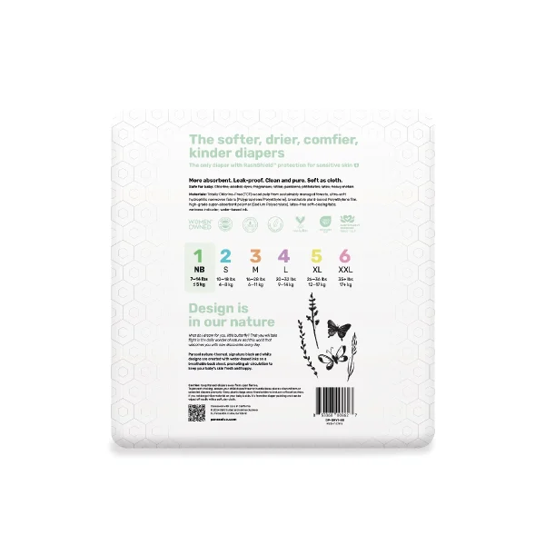 Parasol Clear+Dry超透氣水凝尿片(1號/初生) 80片