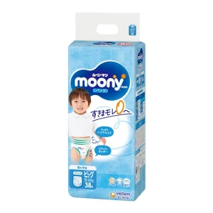 MoonyMan超透氣學行褲加大碼 38片(男仔)