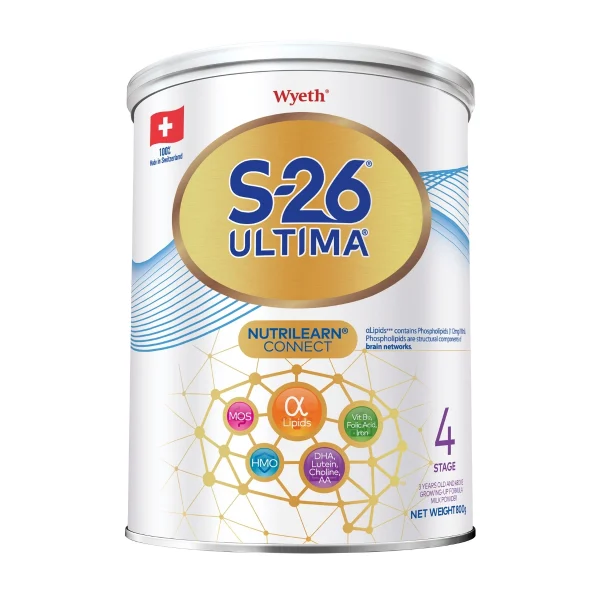 Wyeth惠氏S-26 ULTIMA 4號兒童成長配方奶粉 800克
