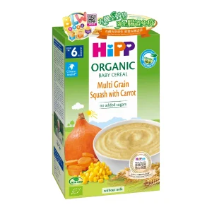 HiPP喜寶有機米糊多穀物南瓜蘿蔔 200克