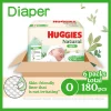 Huggies Natural好奇天然透氣紙尿片初生0碼 30片 x 6包 (原箱)