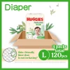 Huggies Natural好奇天然透氣紙尿片大碼 40片 x 3包 (原箱)