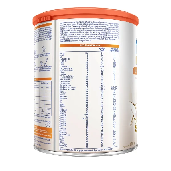Nestle NAN雀巢能恩全護 A2​ β-Casein 1號配方奶粉 800克