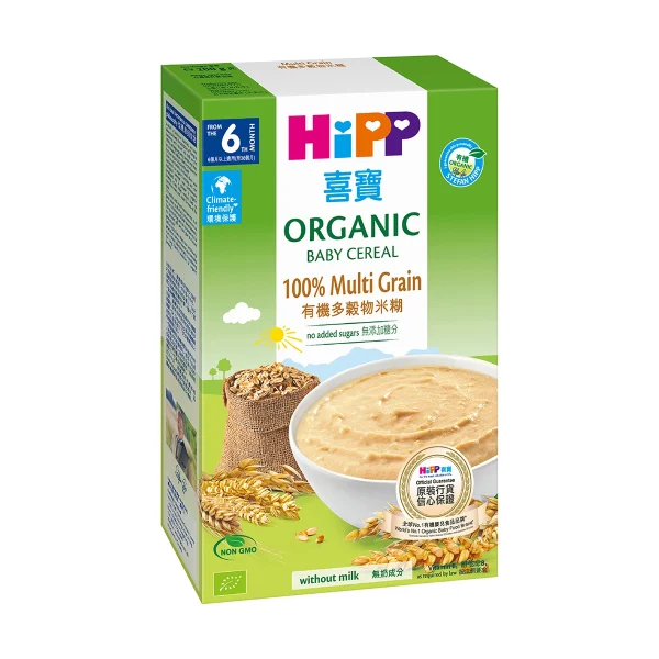 HiPP喜寶有機米糊 多穀物 200克 image 1 HiPP喜寶有機米糊 多穀物 200克