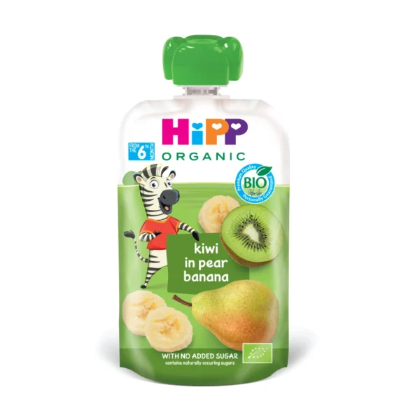 HiPP喜寶有機奇異果洋梨香蕉 100克