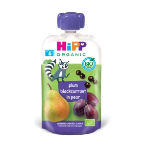 HiPP喜寶有機李子黑加侖子洋梨唧唧裝 100克 (新舊裝隨機)