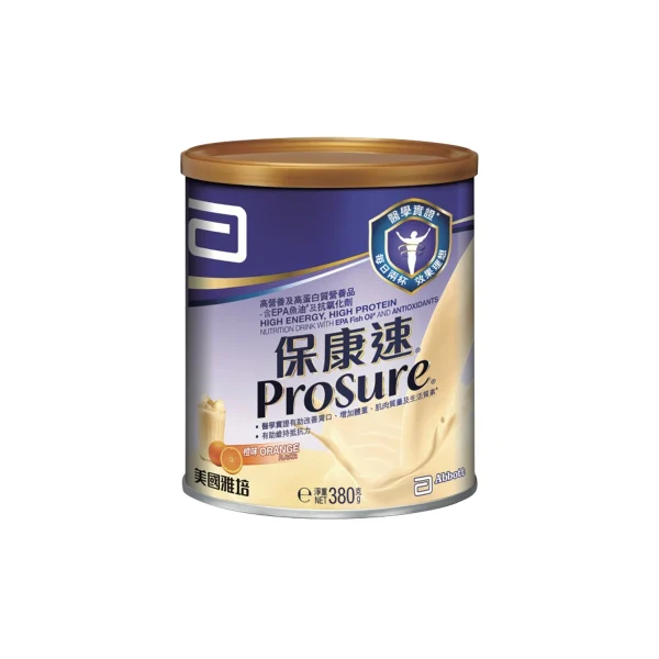Abbott Prosure雅培保康速癌症治療專用營養粉-橙味禮盒裝 380克 x 2罐