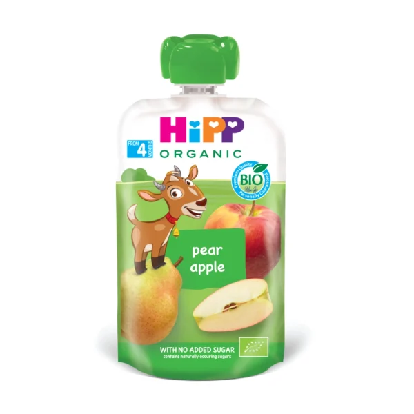 HiPP喜寶有機洋梨蘋果唧唧裝 100克
