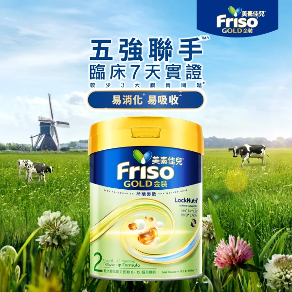 Friso荷蘭美素佳兒金裝2號 800克