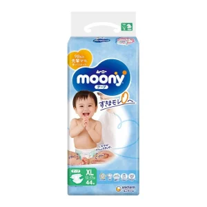 Moony暢透腰貼嬰兒紙尿片加大碼 44片