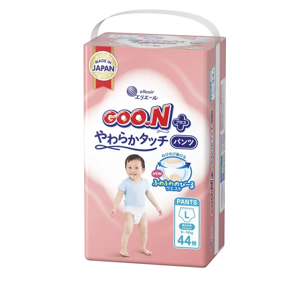 Goo.N大王柔觸肌嬰兒紙尿褲大碼 44片
